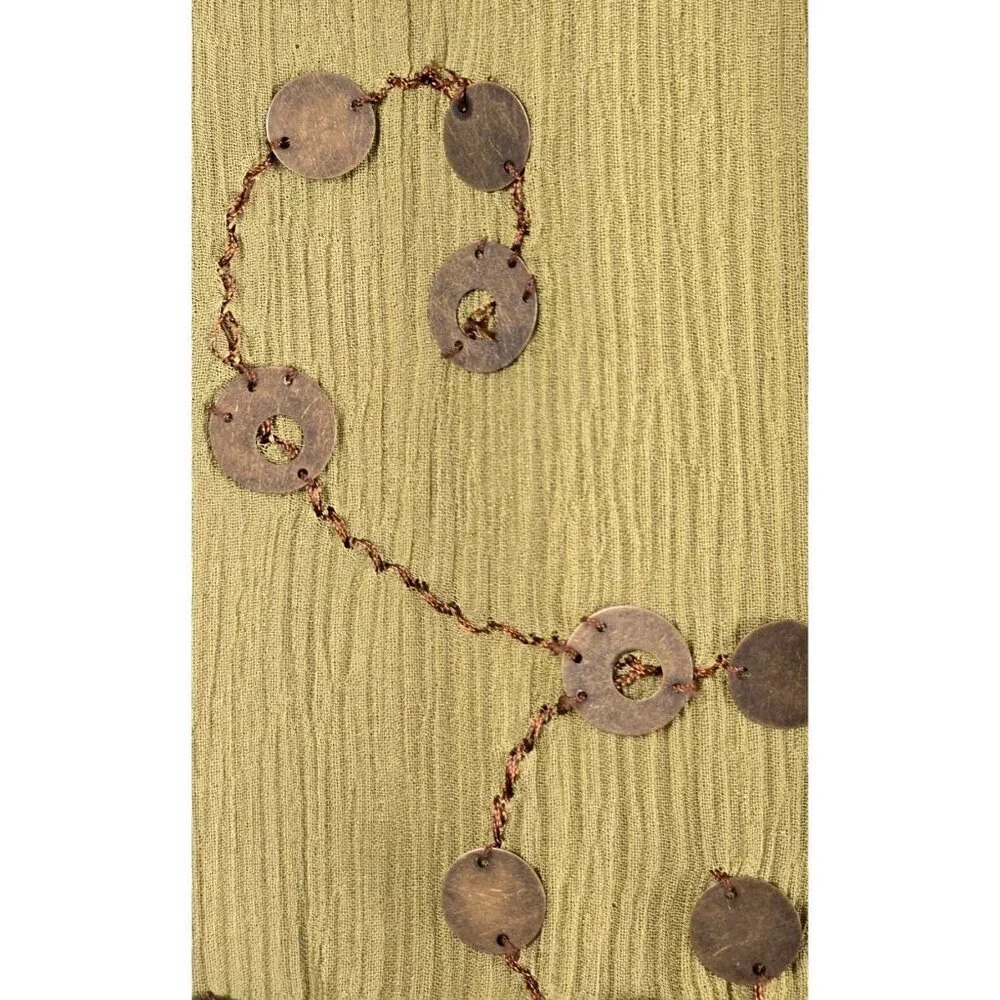 Boho Skirt Silk Tea Length 30